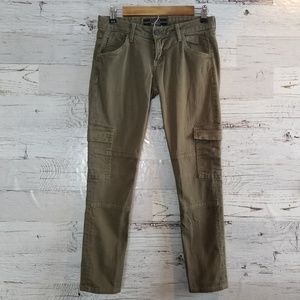 Hudson Army Green Cargo Skinny Jean